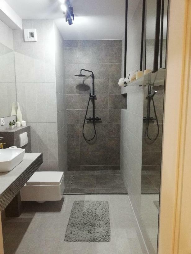 Ferienwohnung Obroncow Wybrzeza Danzig Exterior foto